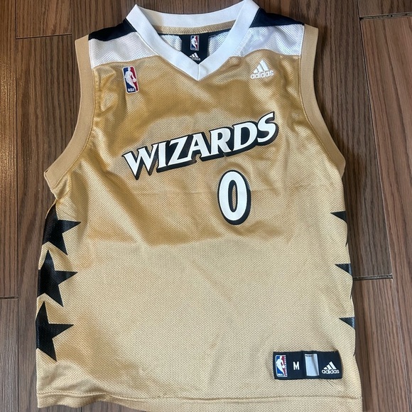 NBA Tan and White Wizards Jersey - Picture 1 of 2